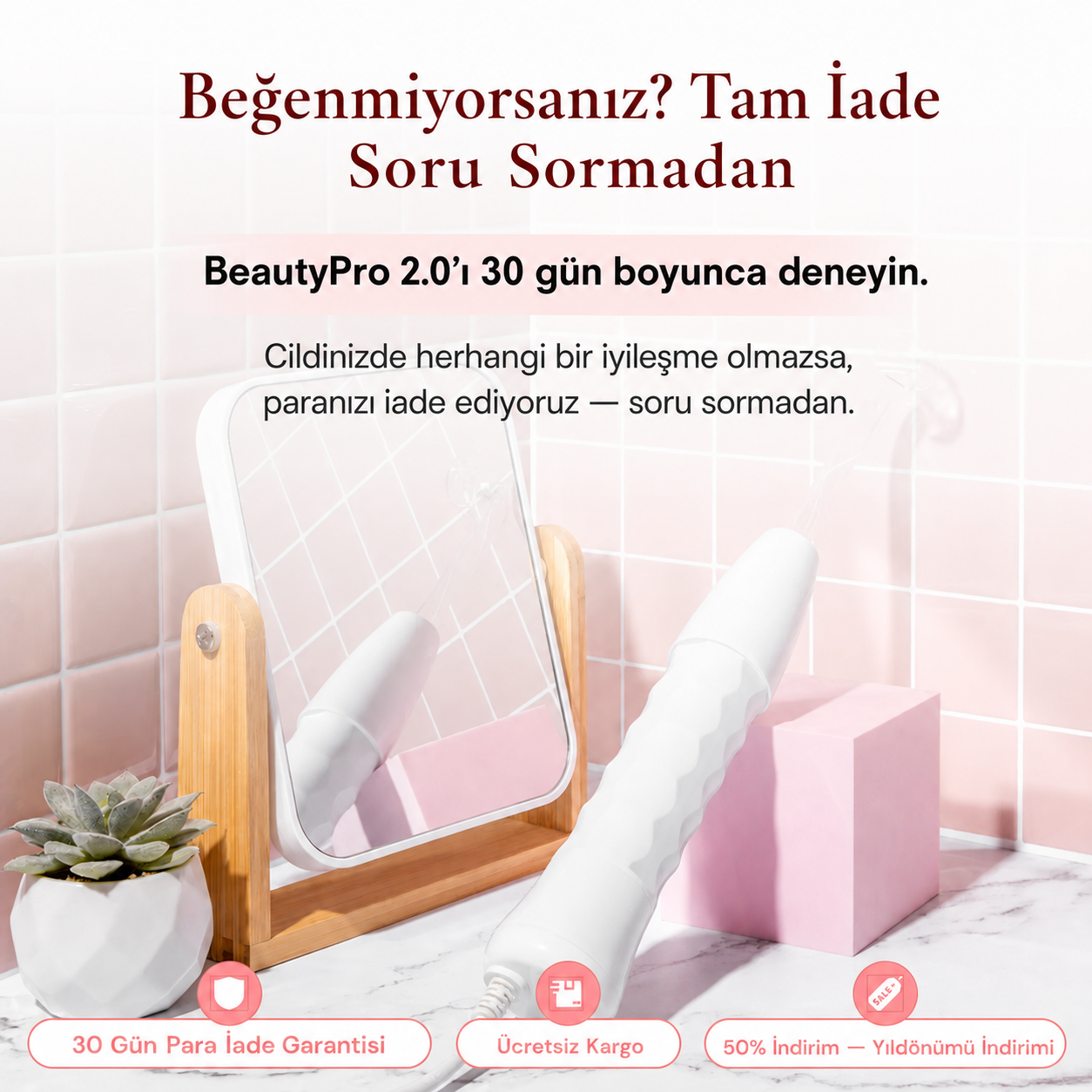 BeautyPro 2.0 Yüksek Frekans Cilt ve Saç Bakım Cihazı