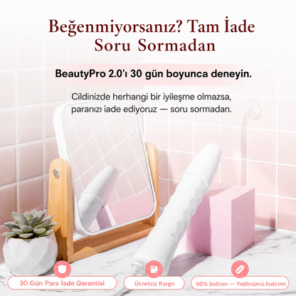 BeautyPro 2.0 Yüksek Frekans Cilt ve Saç Bakım Cihazı